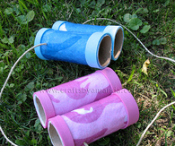 Cardboard Tube Binoculars