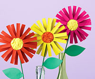 Bright Painted Flowers