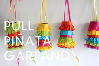 Pull Pinata Garland