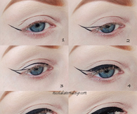 DIY Winged Eyeliner Pictorial
