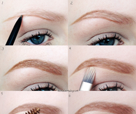 Eyebrow Routine Pictorial