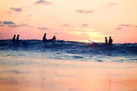 Sunset Surfing