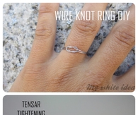 Wire Knot Ring DIY