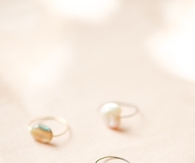 Wire Rings with beads