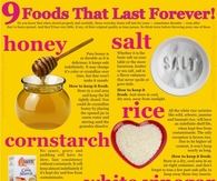 9 foods that last forever