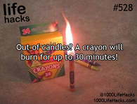 Crayon Candles