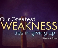 Greatest Weakness