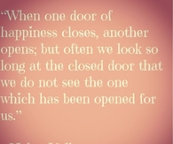 When One Door Closes