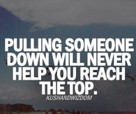Pulling Someone Down