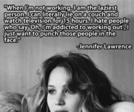 Lazy Jennifer Lawrence