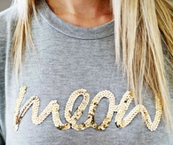 Sequin diy shirt