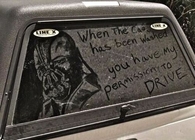 Not until it is washed