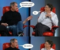 Wealthy folk talk 