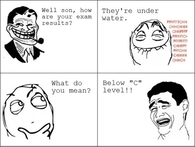 Well son  your exam results 