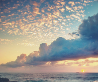 Mirrored clouds