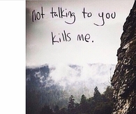 Not Talking To You