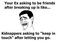 Ex asking to be friends
