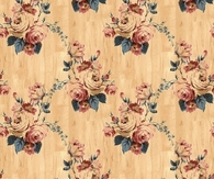 Wooden floral phone wallpaper