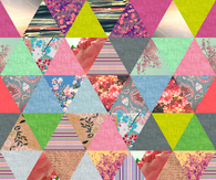 Patterned triangles