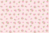 Roses and dot pattern