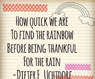 Thankful For Rain