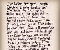 I've fallen for you