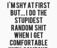 Im Shy At First