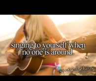 Singing to Yourself