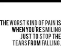 the Worst Kind Of Pain