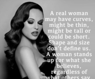 A real woman