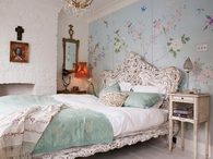 Vintage shabby chic bedroom