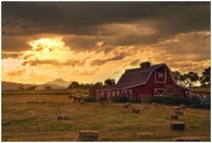 Barn Sunset