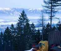 Snow covered mountains
