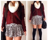 Mini skirt combination
