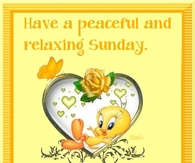 Have a peaceful Sunday