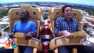 Kevin and Jimmy ride a Roller coaster