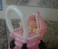 Baby Girl Baby Shower Balloons