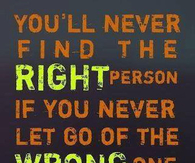 the right person