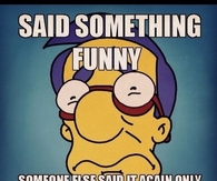 Said something funny