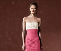 Cocktail dress with bowknot