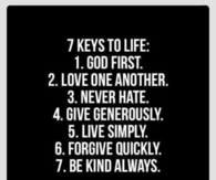 7 keys to life