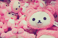 Stuffed Pink Kawaii Bears