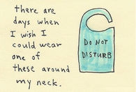 do not disturb