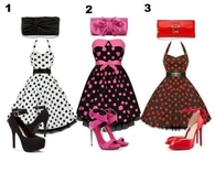 3 Retro Summer Dresses with Accessories