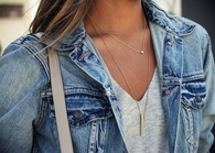 Preppy denim