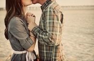 Beach couple