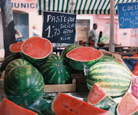 Watermelon stand