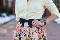 Floral skirt