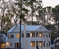 Country home on the lake