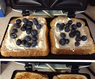 Cream Cheese Blueberry Sandwich